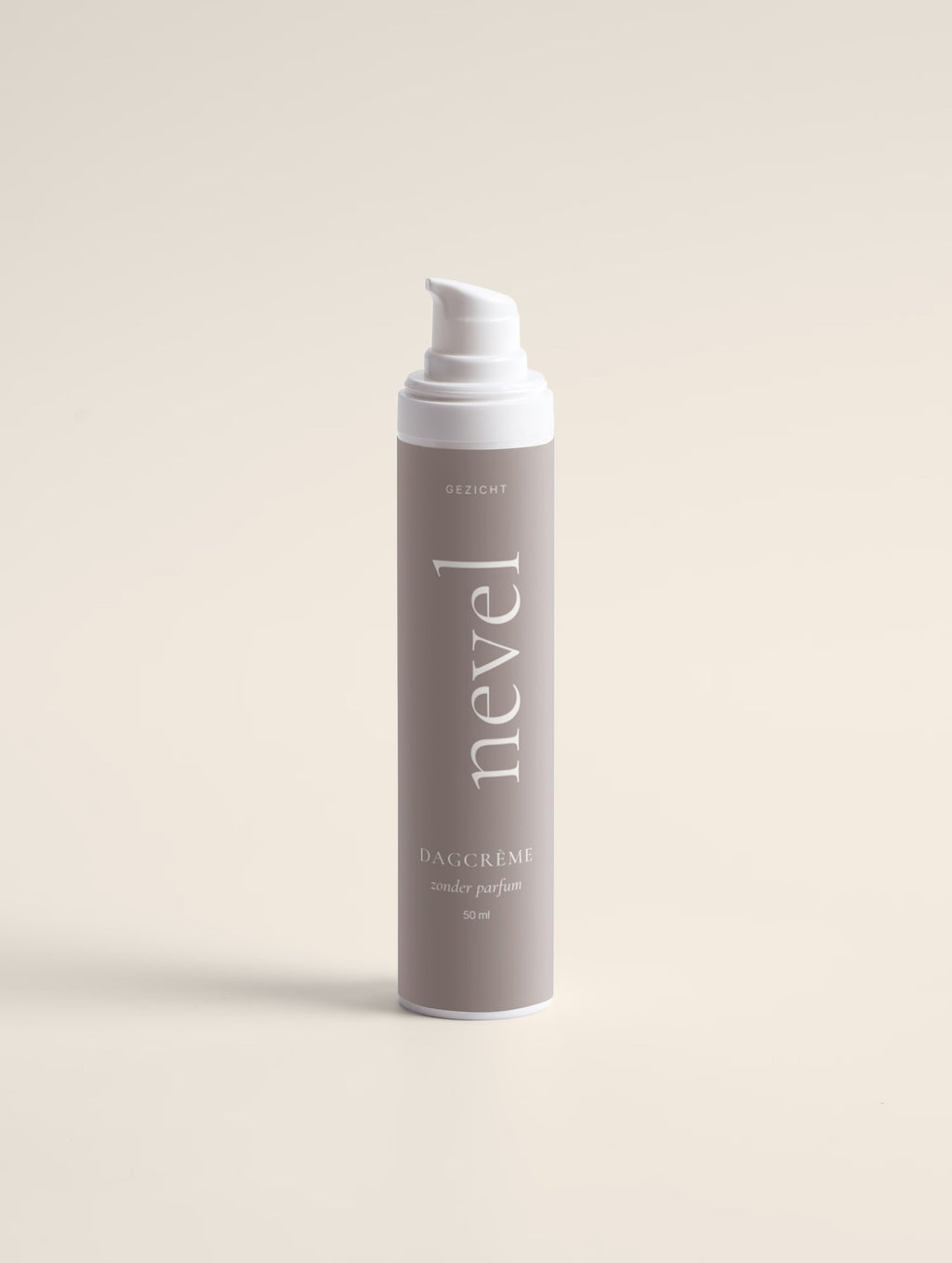 Nevel dagcrème, taupe flacon