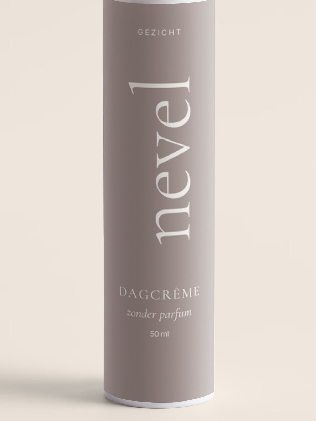Etiket van de Nevel dagcrème: dagcrème, zonder parfum, 50 ml
